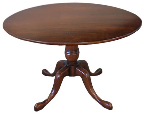 0047 Table ronde style Queen Anne