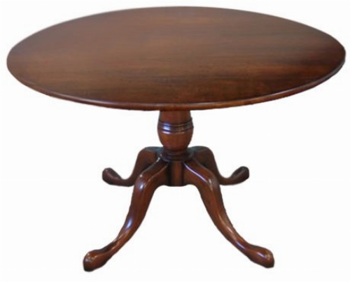 0047 Table ronde style Queen Anne